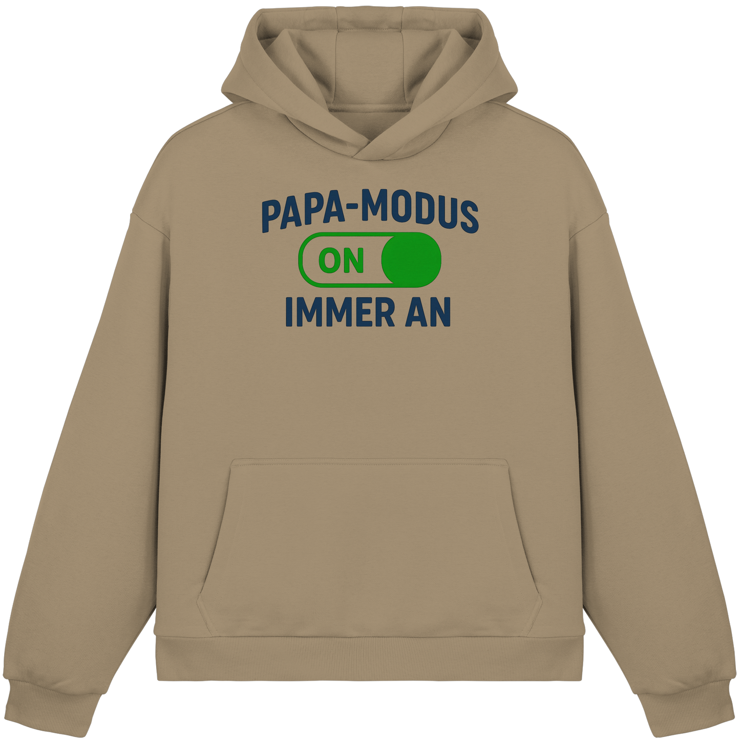 Papa-Modus On - Fluffy Boxcut Hoodie