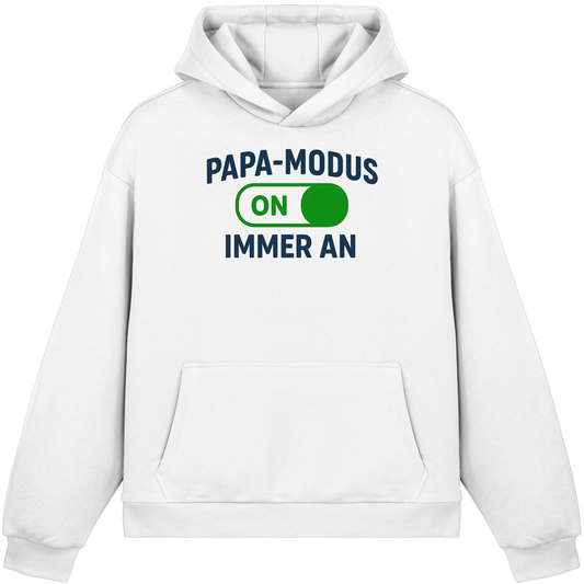Papa-Modus On - Fluffy Boxcut Hoodie