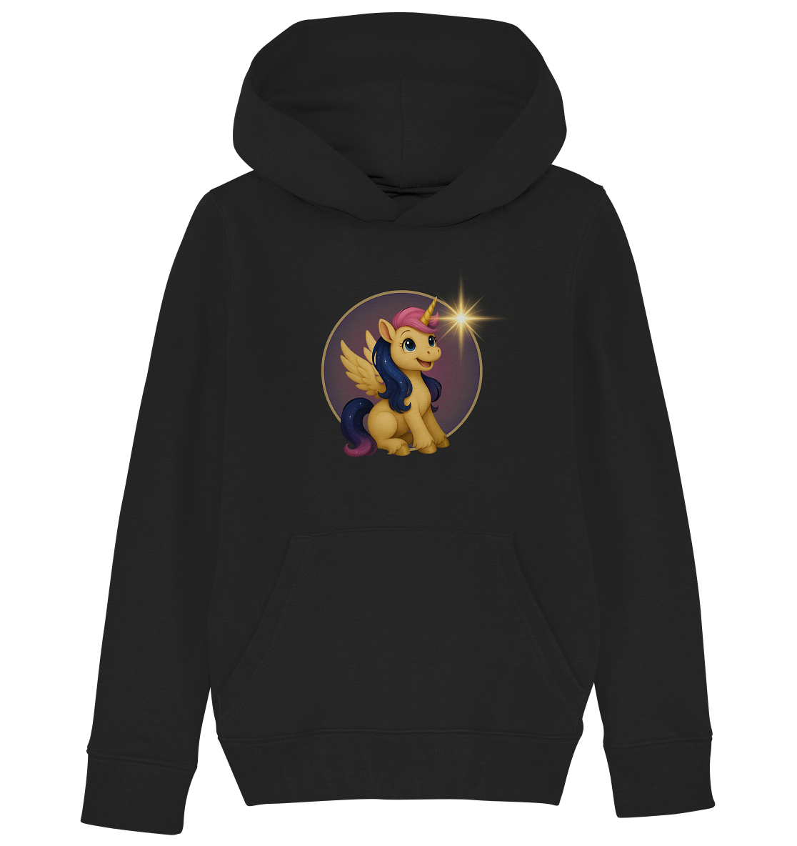 Luna - Das Licht im Dunkeln - Stern - Kids Basic Hoodie