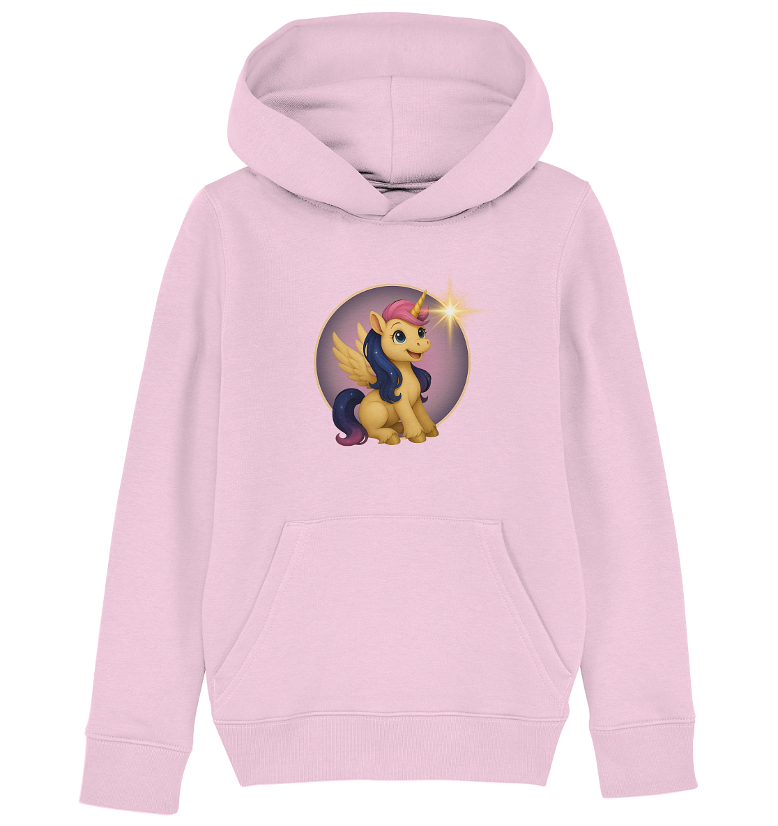 Luna - Das Licht im Dunkeln - Stern - Kids Basic Hoodie