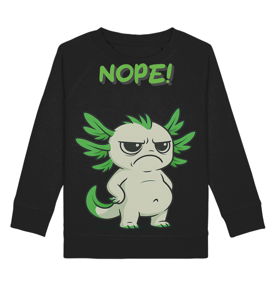 NOPE!  Grün - Kids Basic Sweatshirt