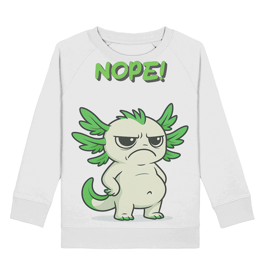NOPE!  Grün - Kids Basic Sweatshirt