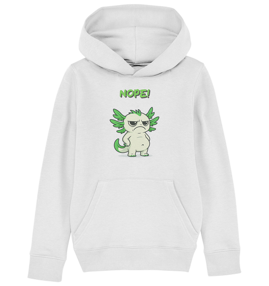 NOPE!  Grün - Kids Organic Hoodie