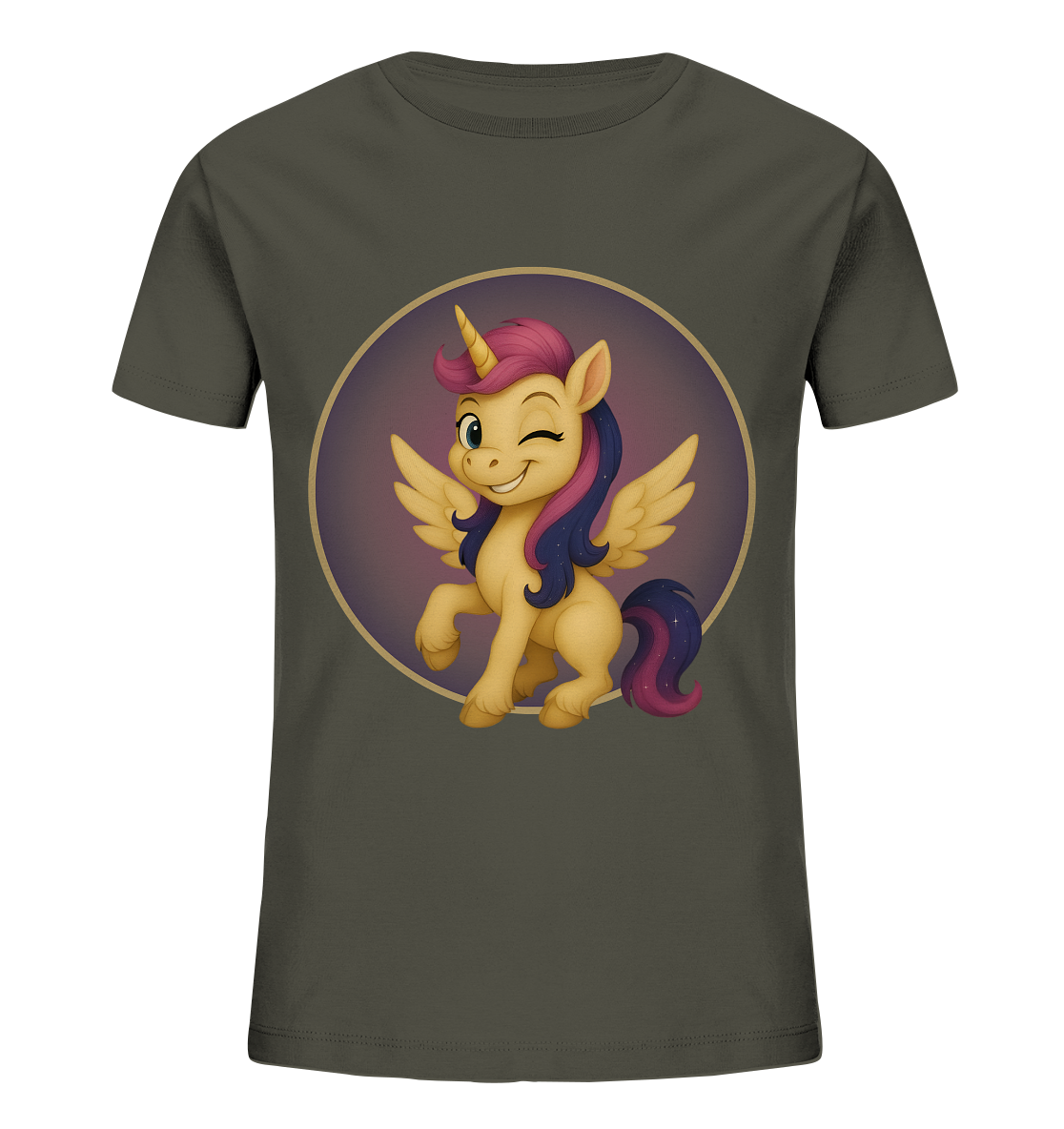 Luna - Das Licht im Dunkeln - Zwinkern - Kids Organic Shirt