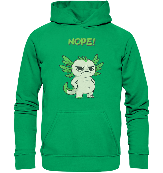 NOPE!  Grün - Kids Premium Hoodie