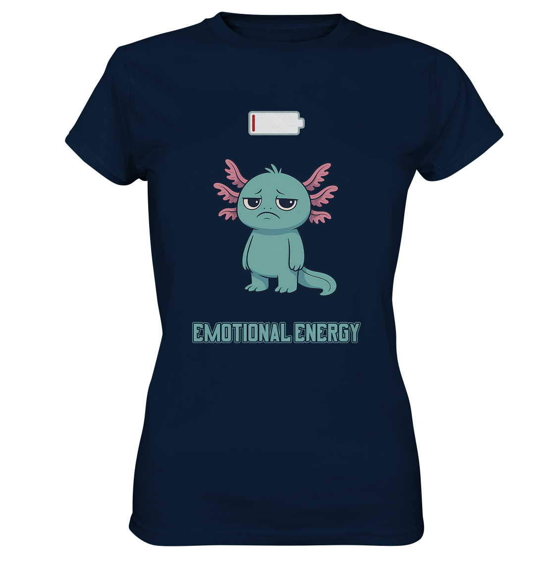 Emotional Energy – Axolotl (Türkis)  - Ladies Premium Shirt