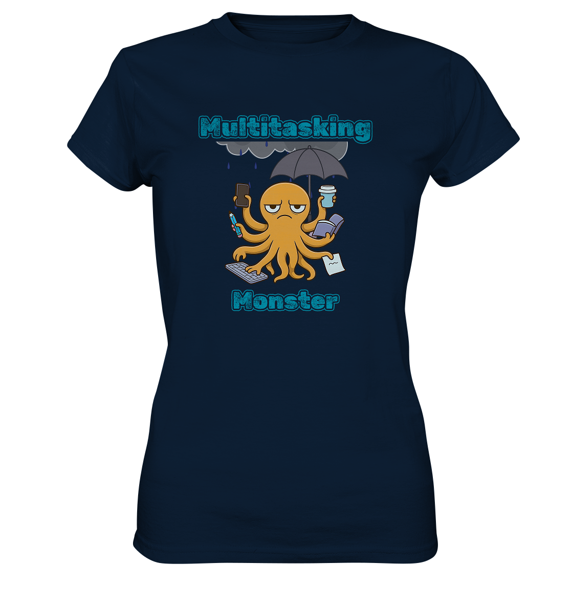 Multitasking Monster - Ladies Premium Shirt