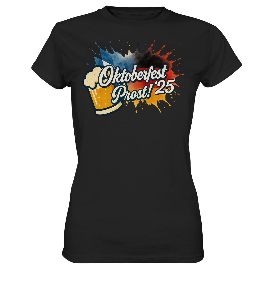 Global Cheers! - Deutschland mit Bier - Ladies Premium Shirt