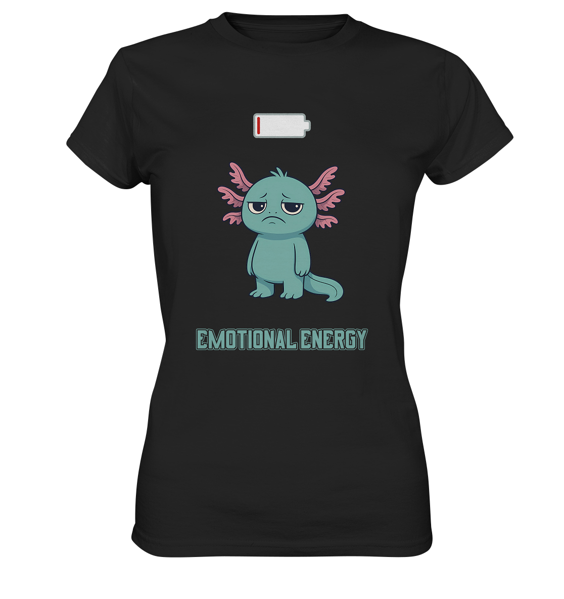 Emotional Energy – Axolotl (Türkis)  - Ladies Premium Shirt