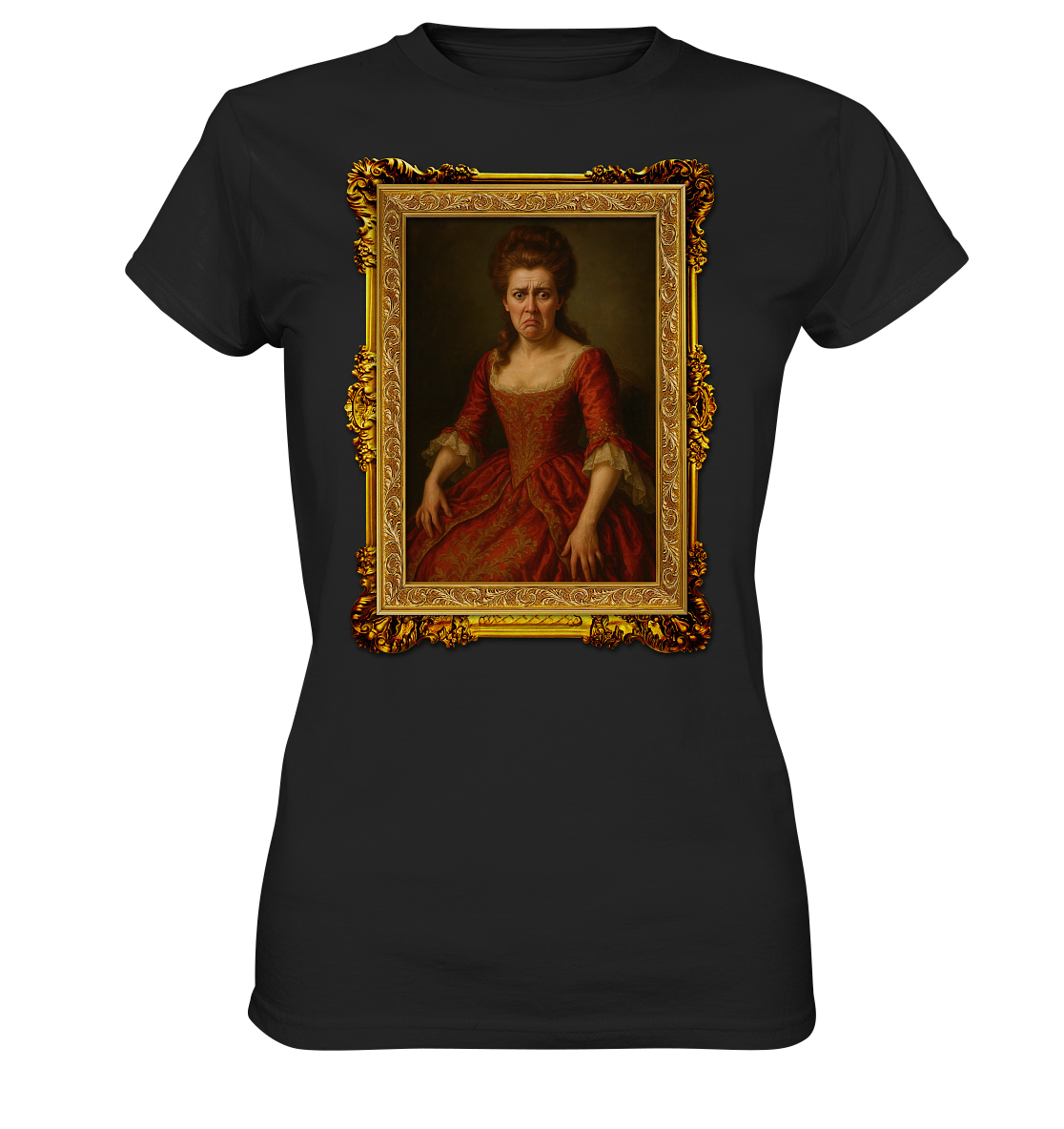 "Barocke Outtakes" - Schocked Princess - Ladies Premium Shirt