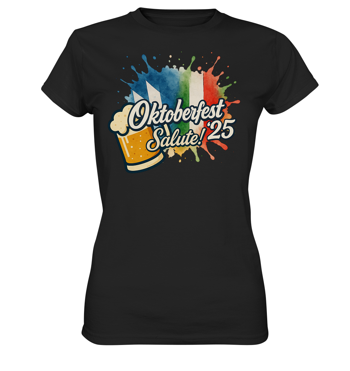 Global Cheers! - Italien mit Bier - Ladies Premium Shirt