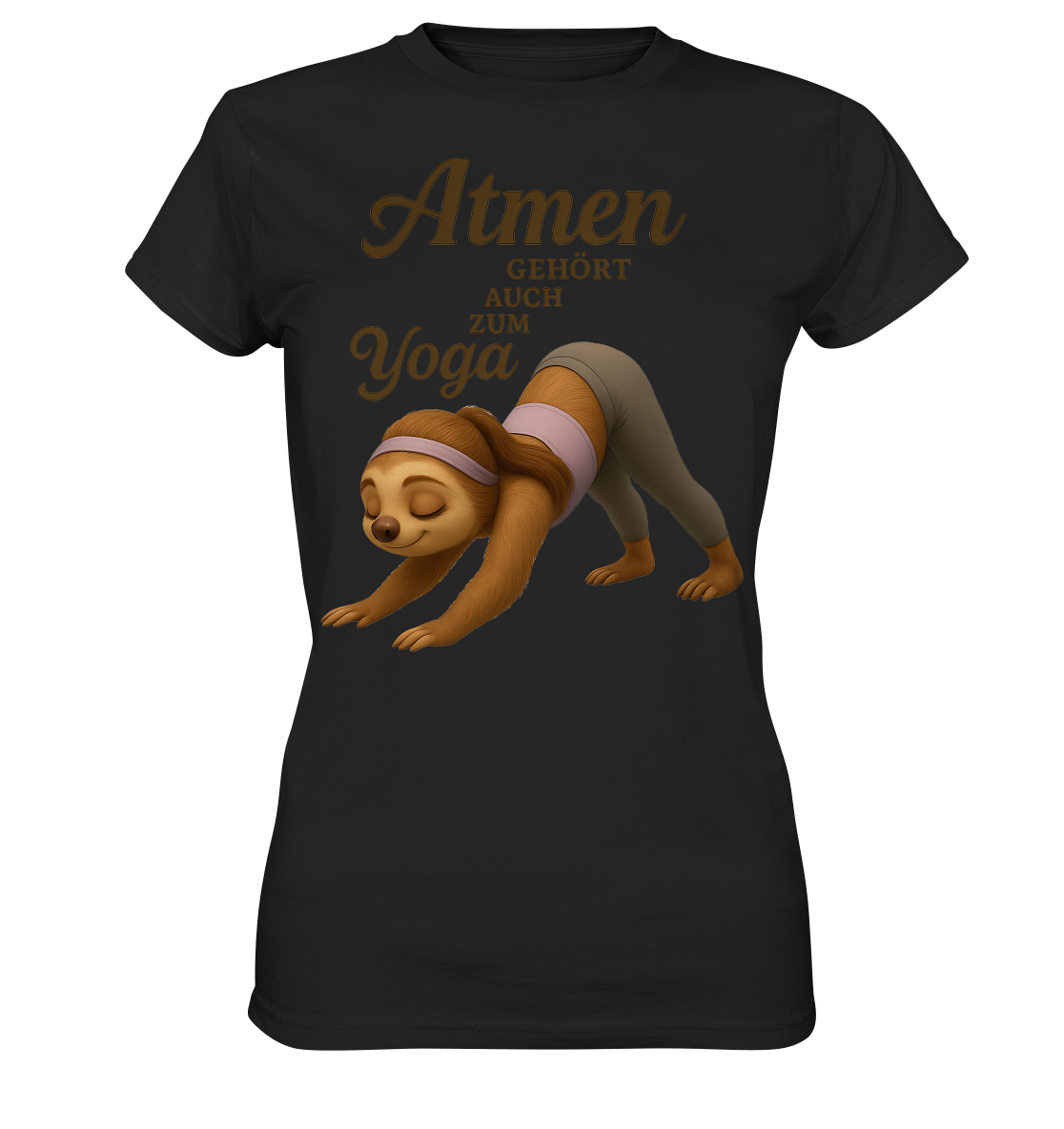 Slothies - Atmen gehört auch zum Yoga. - Weiblich - Ladies Premium Shirt