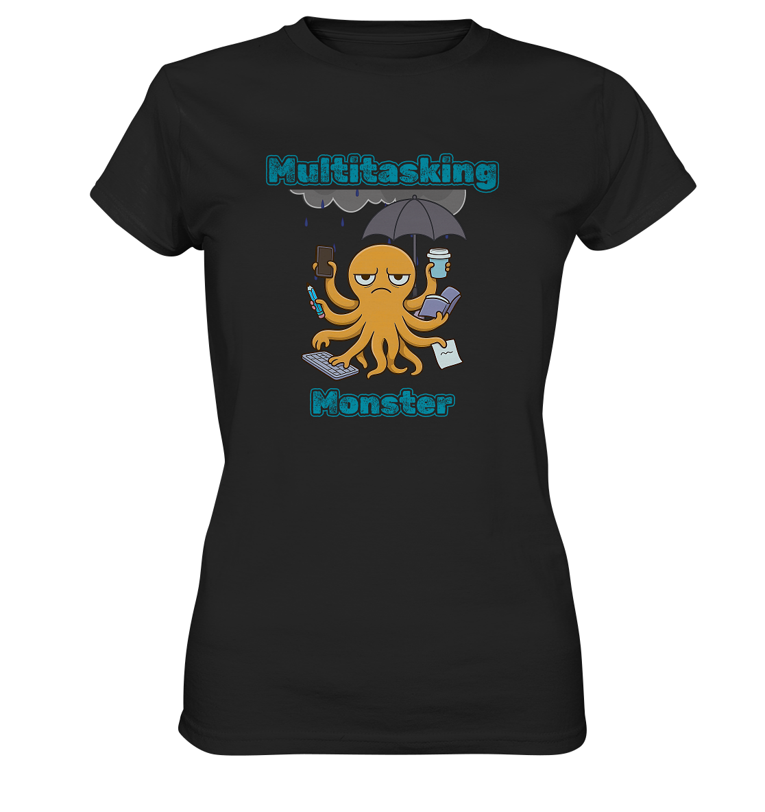 Multitasking Monster - Ladies Premium Shirt