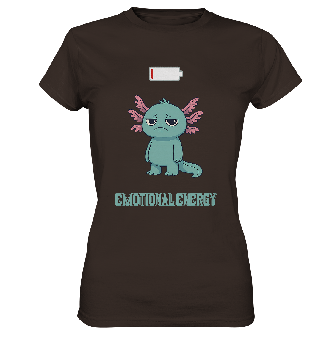 Emotional Energy – Axolotl (Türkis)  - Ladies Premium Shirt