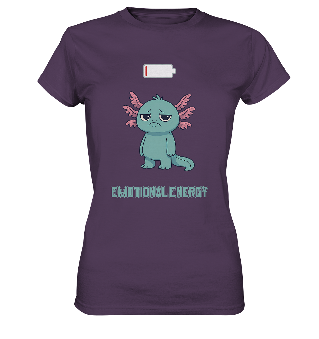 Emotional Energy – Axolotl (Türkis)  - Ladies Premium Shirt