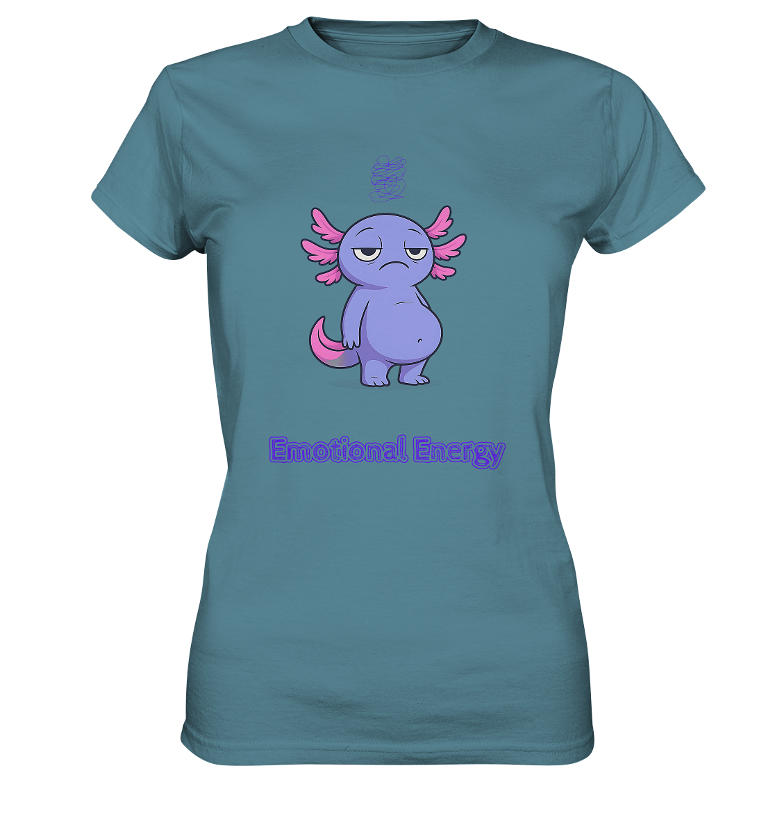 Emotional Energy – Axolotl (Lila) - Ladies Premium Shirt