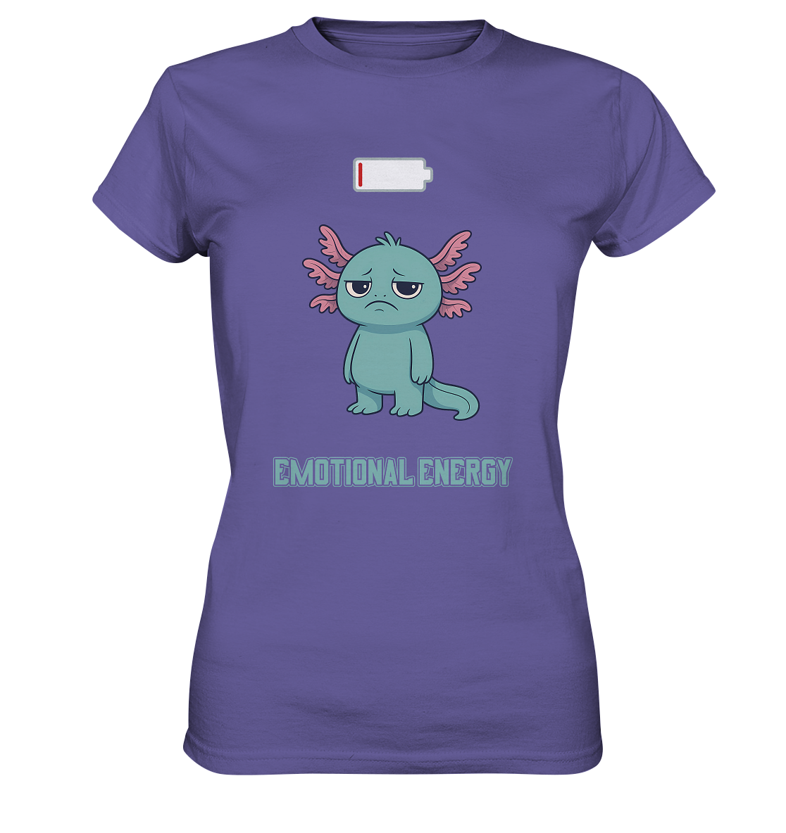 Emotional Energy – Axolotl (Türkis)  - Ladies Premium Shirt