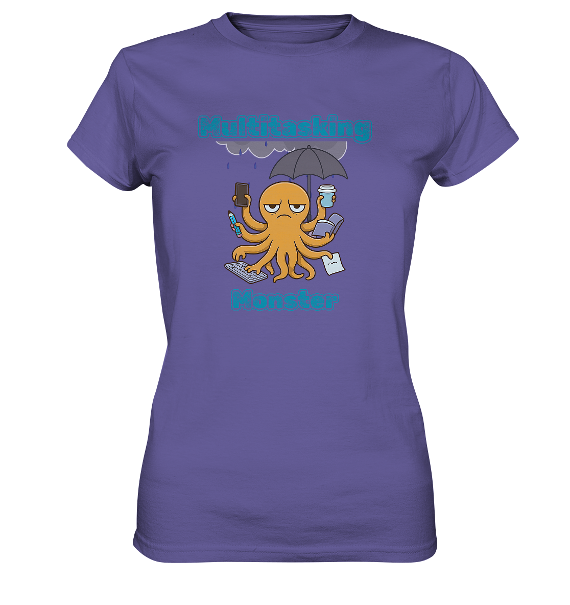 Multitasking Monster - Ladies Premium Shirt