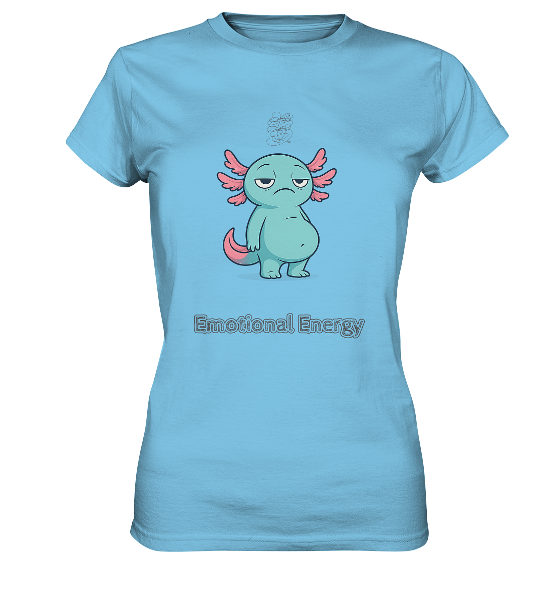 Emotional Energy – Axolotl (Türkis)  - Ladies Premium Shirt