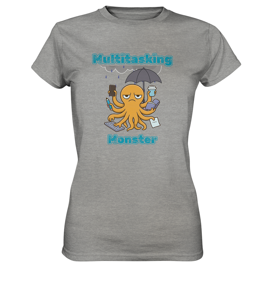 Multitasking Monster - Ladies Premium Shirt