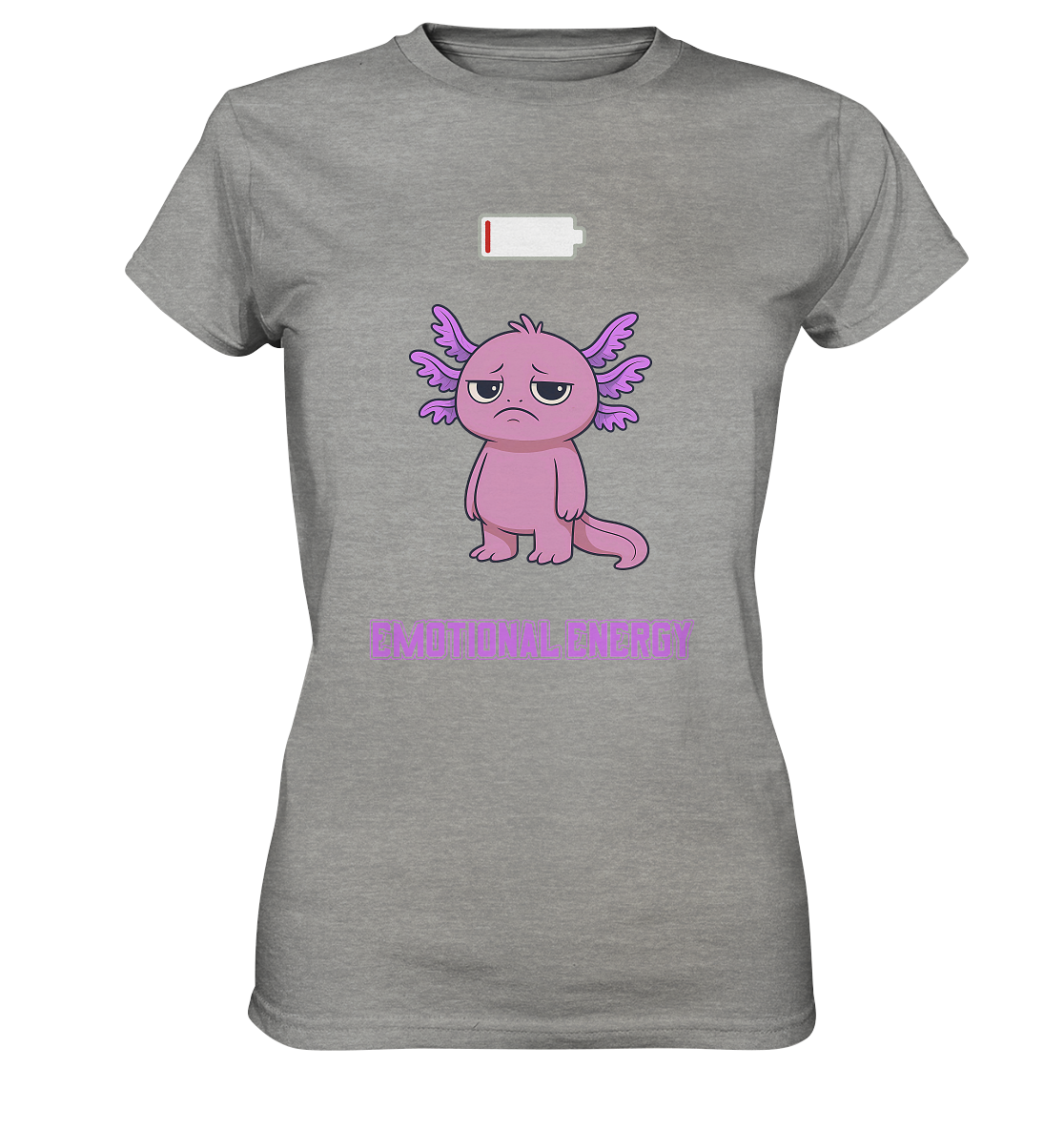 Emotional Energy – Axolotl (Pink) - Ladies Premium Shirt
