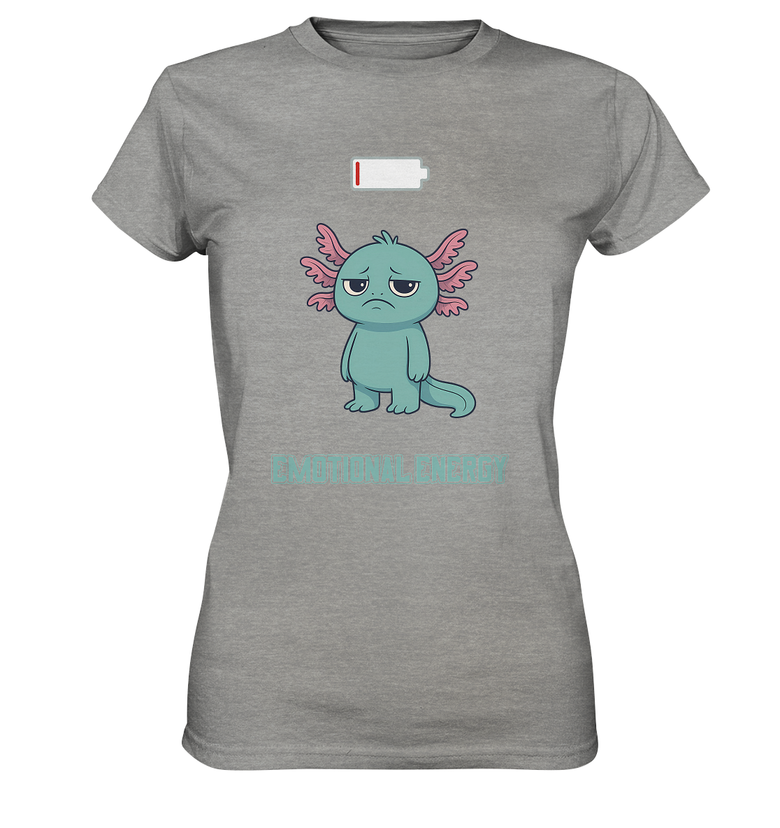 Emotional Energy – Axolotl (Türkis)  - Ladies Premium Shirt