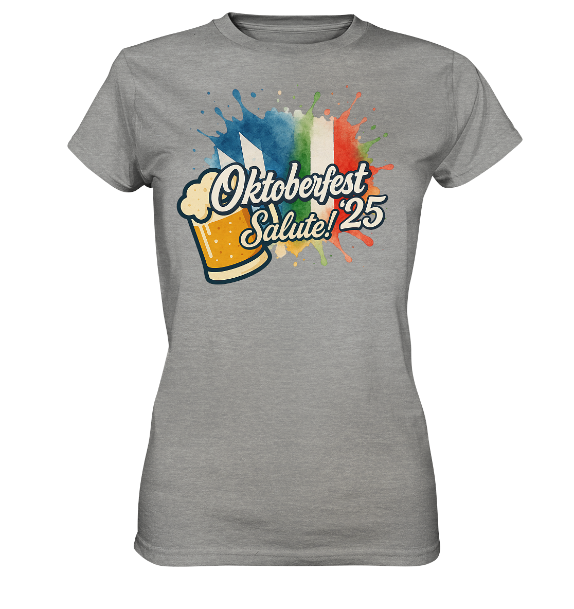 Global Cheers! - Italien mit Bier - Ladies Premium Shirt