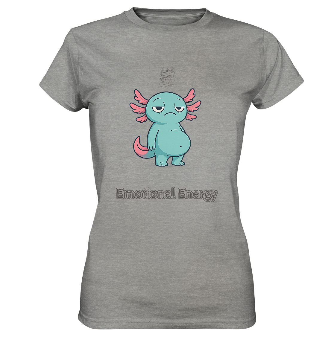 Emotional Energy – Axolotl (Türkis)  - Ladies Premium Shirt