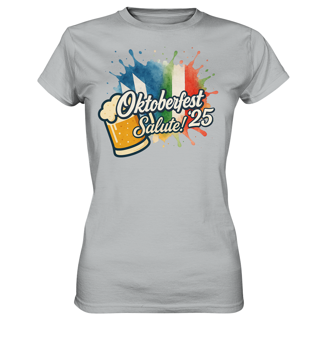 Global Cheers! - Italien mit Bier - Ladies Premium Shirt