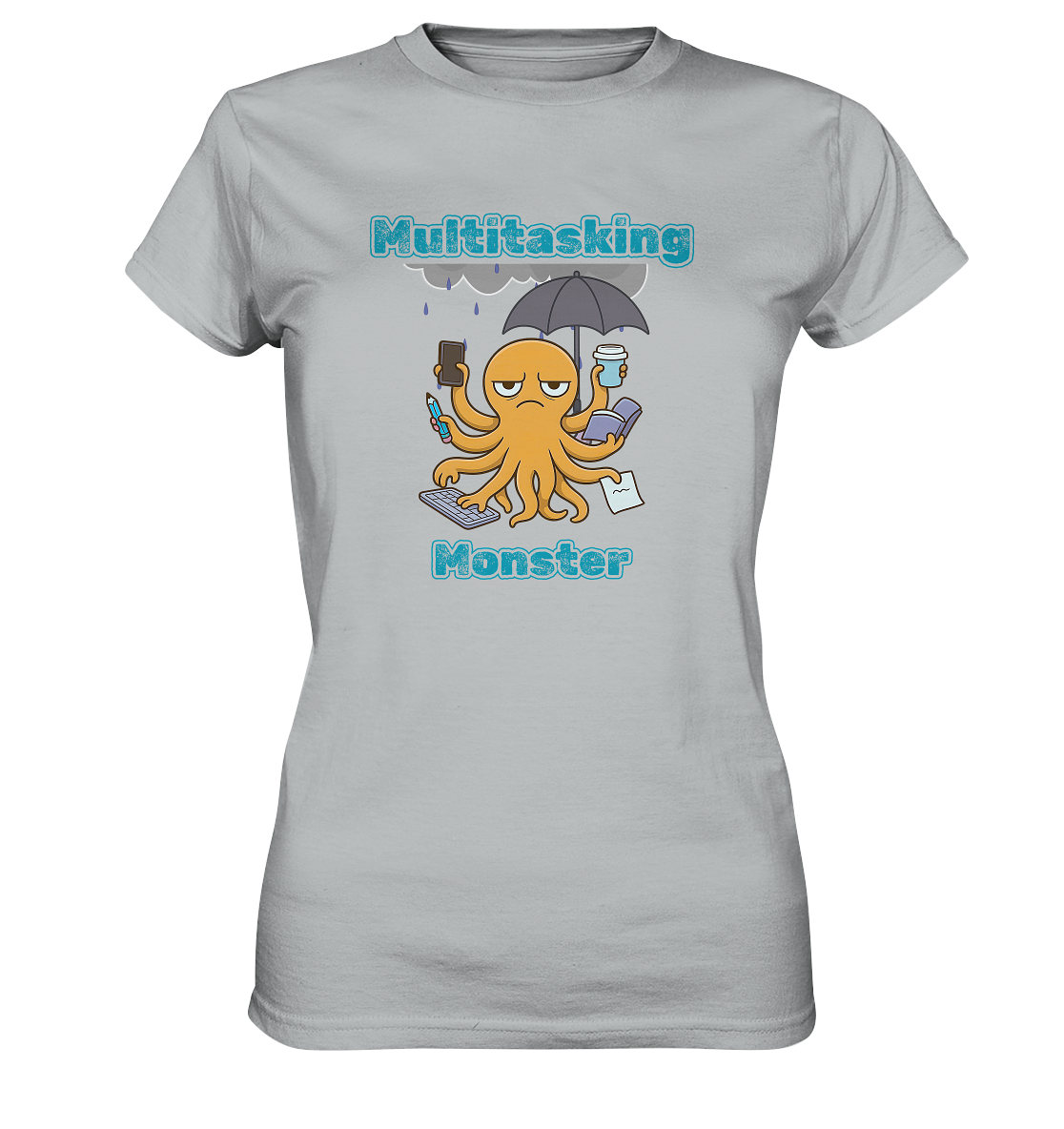 Multitasking Monster - Ladies Premium Shirt