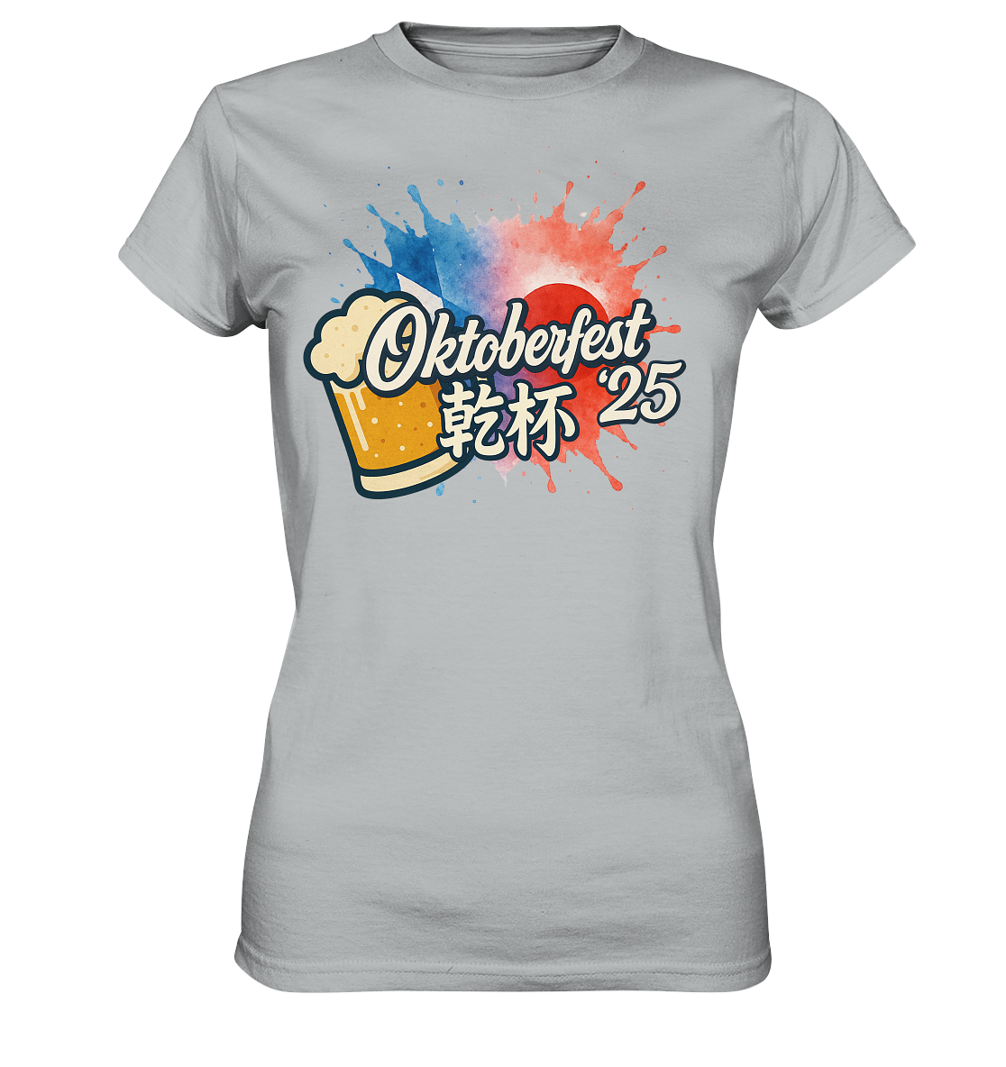 Global Cheers! - Japan mit Bier - Ladies Premium Shirt