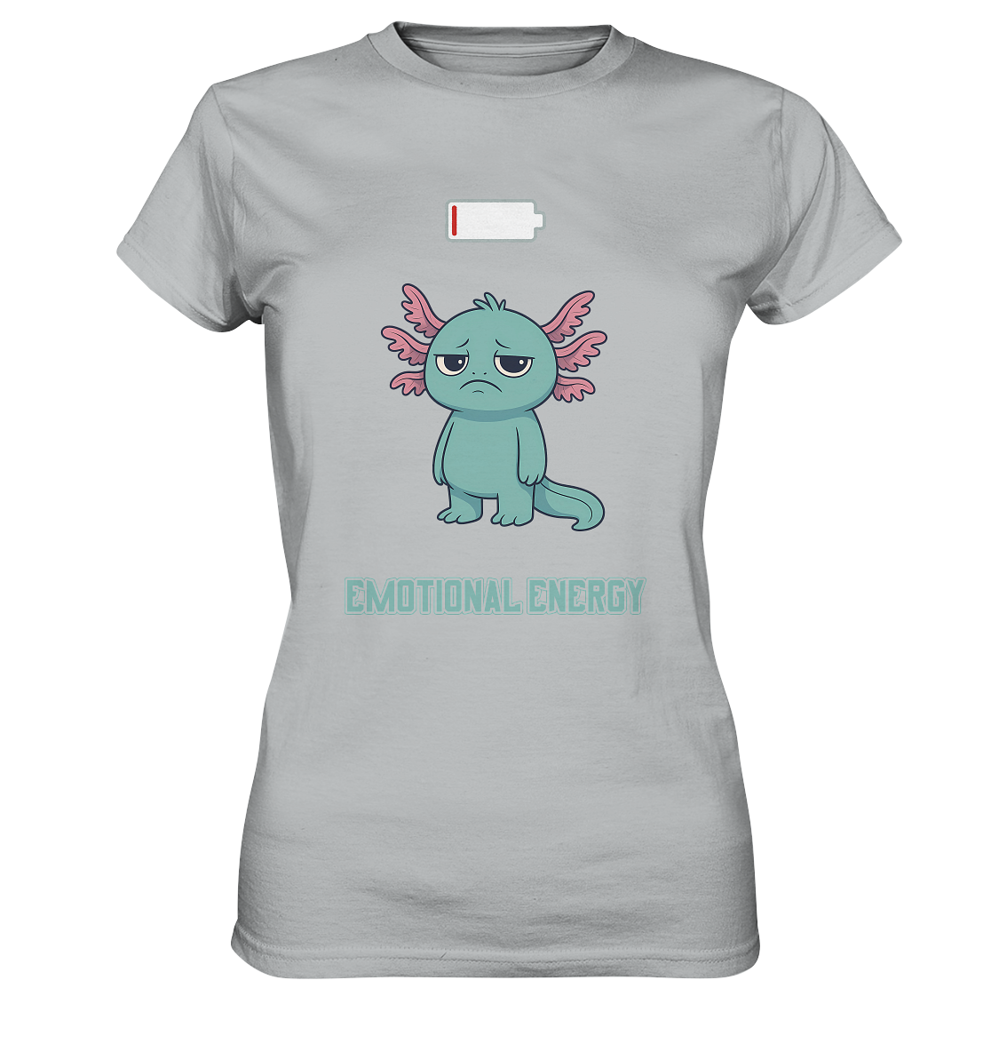 Emotional Energy – Axolotl (Türkis)  - Ladies Premium Shirt