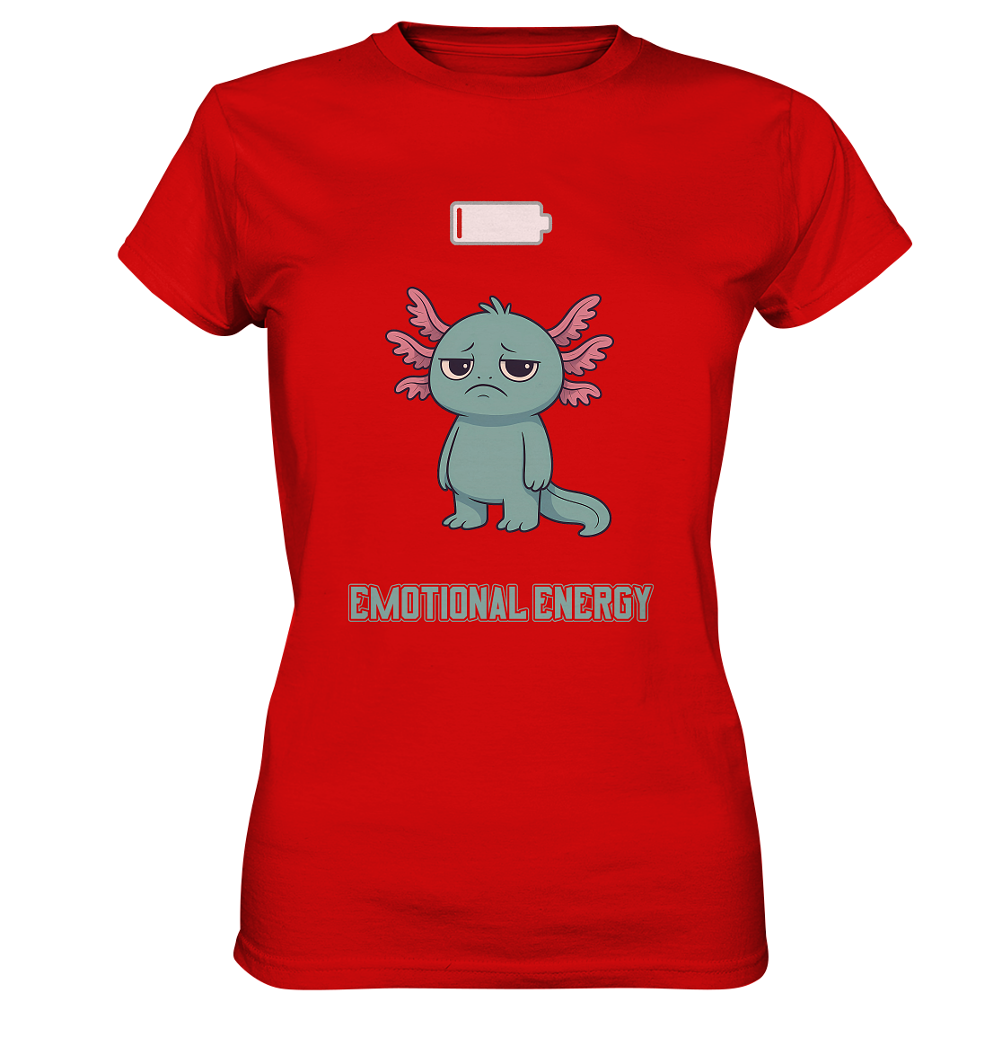 Emotional Energy – Axolotl (Türkis)  - Ladies Premium Shirt