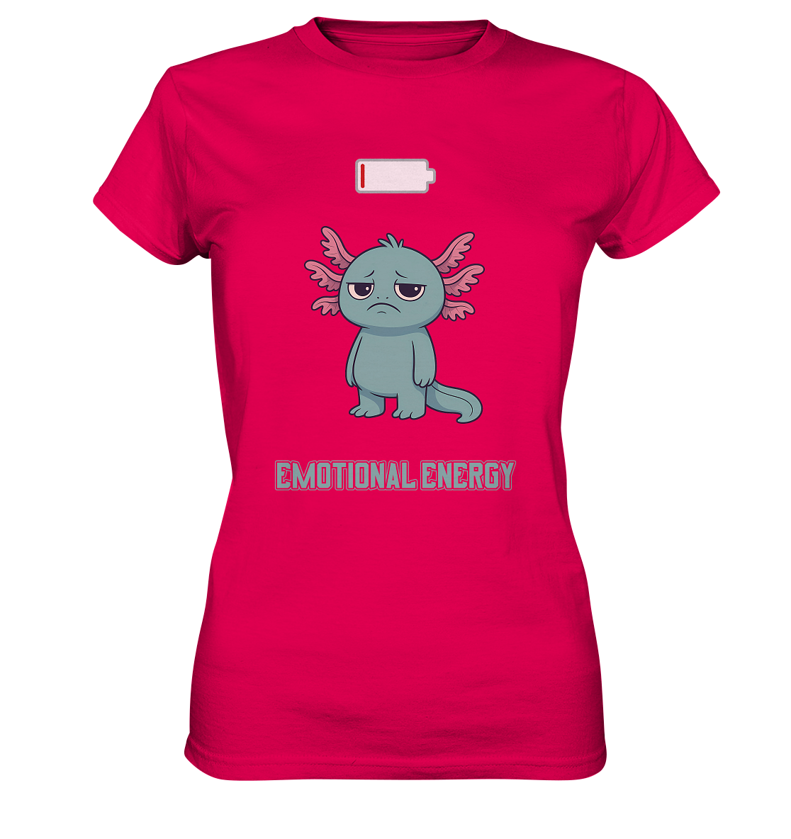 Emotional Energy – Axolotl (Türkis)  - Ladies Premium Shirt