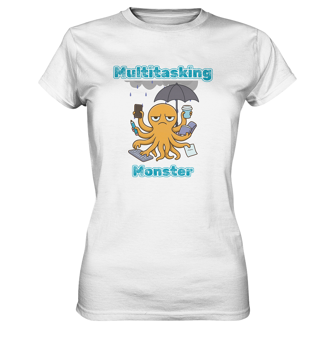 Multitasking Monster - Ladies Premium Shirt