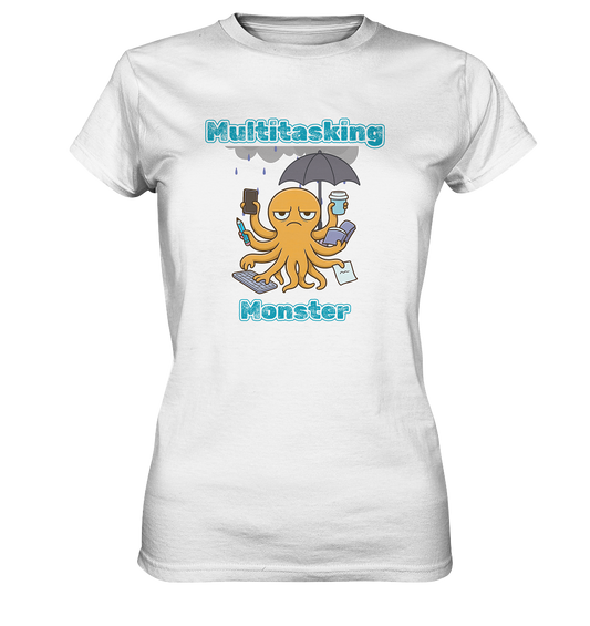Multitasking Monster - Ladies Premium Shirt