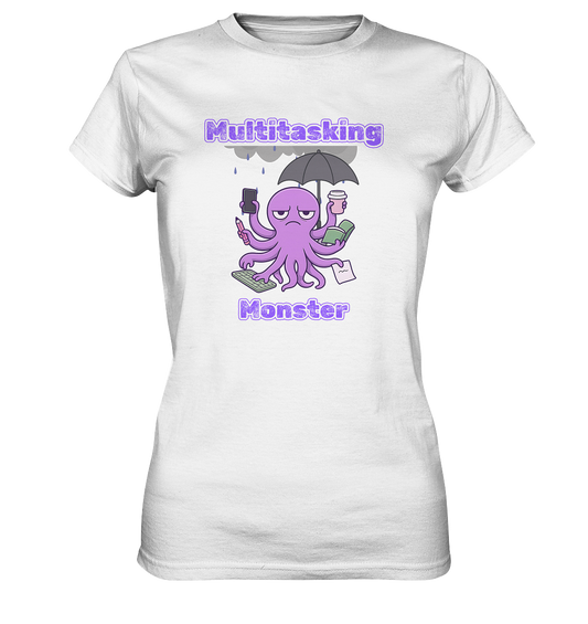 Multitasking Monster - Lila - Ladies Premium Shirt
