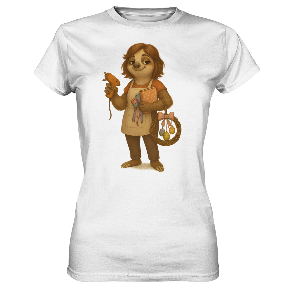 Slothies – Diana Deko – Bastelkönigin, lebt für Pinterest - Ladies Premium Shirt