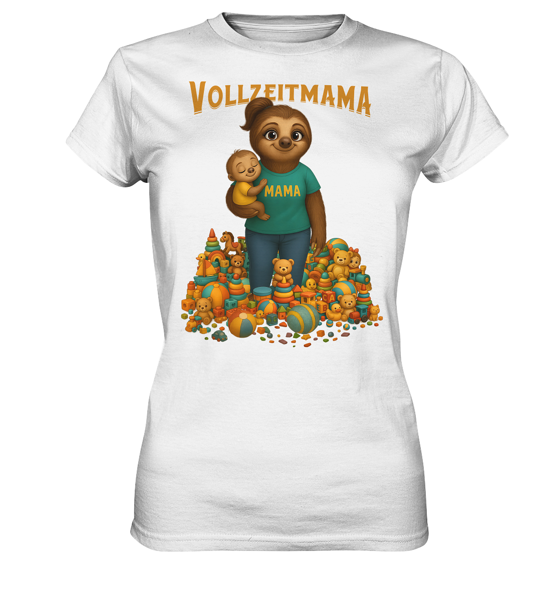 Slothies - Vollzeitmama - Ladies Premium Shirt
