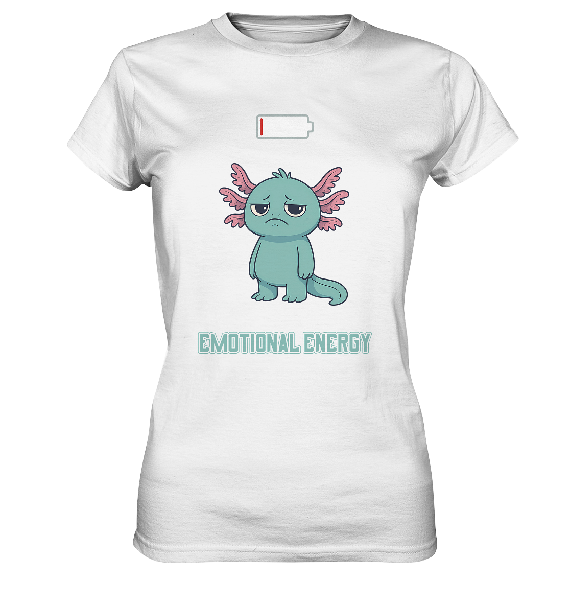 Emotional Energy – Axolotl (Türkis)  - Ladies Premium Shirt