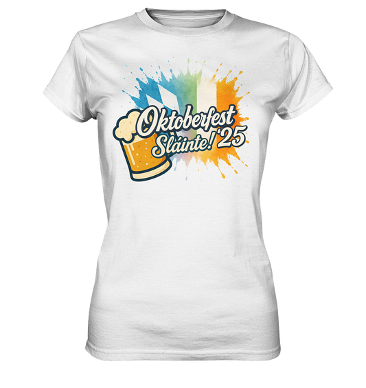 Global Cheers! - Irland mit Bier - Ladies Premium Shirt