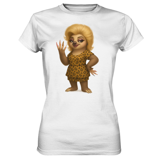 Slothies - Mandy Protzke – Kosmetikerin mit Nagelstudio im Keller. - Ladies Premium Shirt