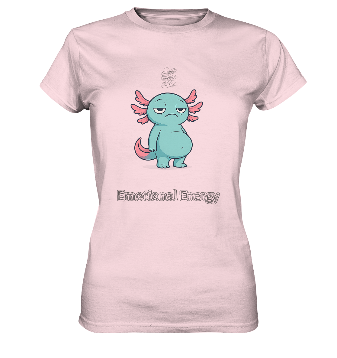 Emotional Energy – Axolotl (Türkis)  - Ladies Premium Shirt