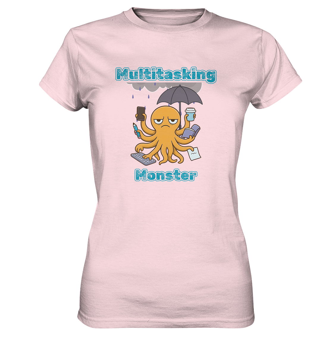 Multitasking Monster - Ladies Premium Shirt