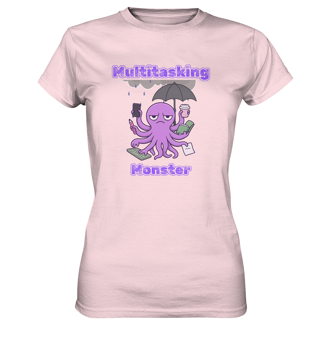 Multitasking Monster - Lila - Ladies Premium Shirt