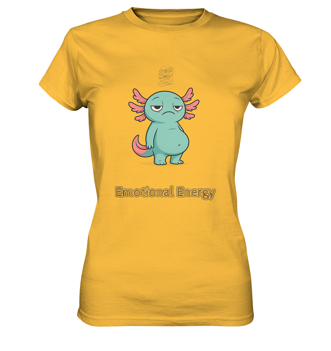 Emotional Energy – Axolotl (Türkis)  - Ladies Premium Shirt