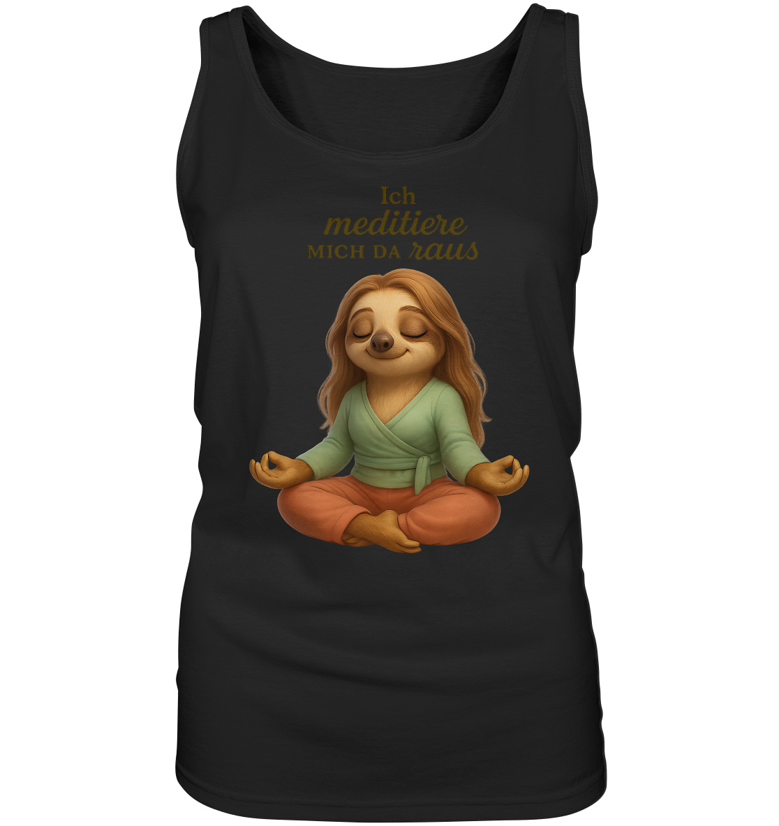 Slothies - Ich meditiere mich da raus - Weiblich - Ladies Tank-Top