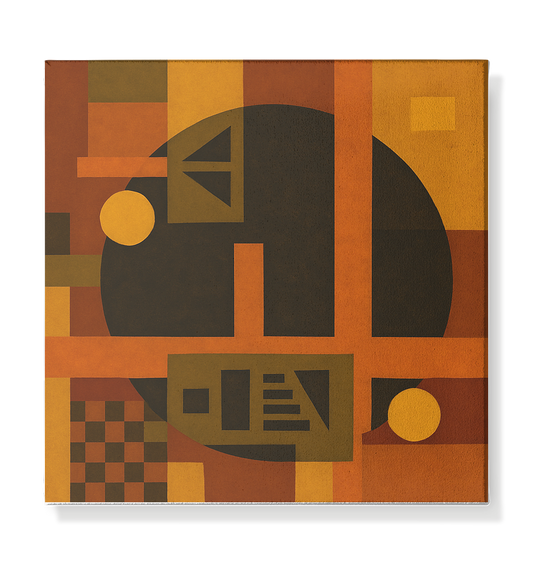 Klang der Geometrie – Erdenkraft Edition - Leinwand 30x30cm