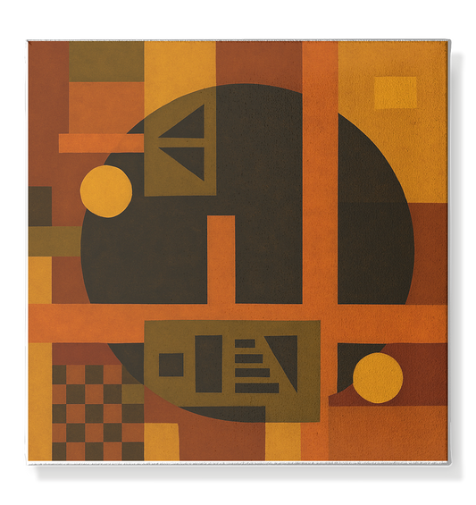 Klang der Geometrie – Erdenkraft Edition - Leinwand 50x50cm