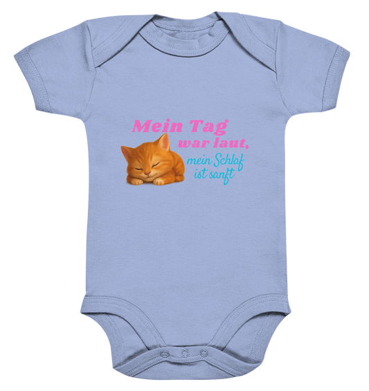 Mein Tag war laut, mein schlaf ist sanft – Kätzchen 2 - Organic Baby Bodysuit